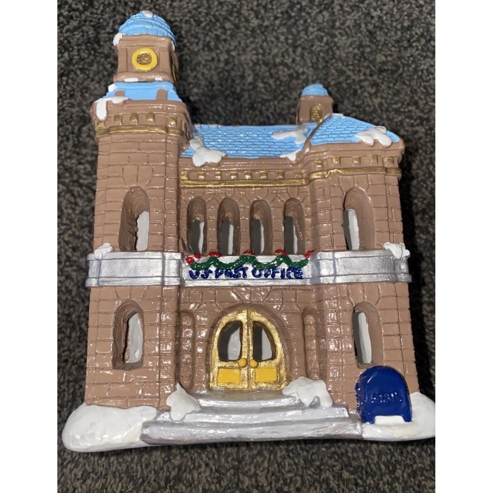 California Creations US Post Office Painted Christmas Holiday Village